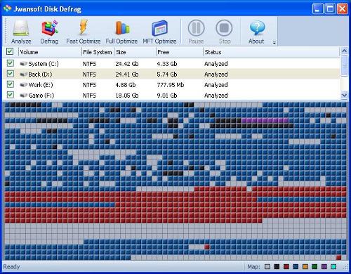 Jwansoft Disk Defrag