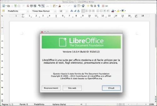 LibreOffice 3.6