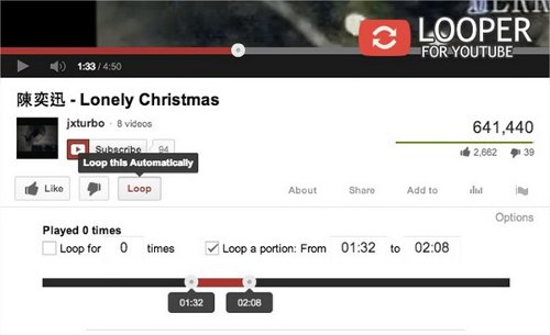 Looper-for-YouTube-loop