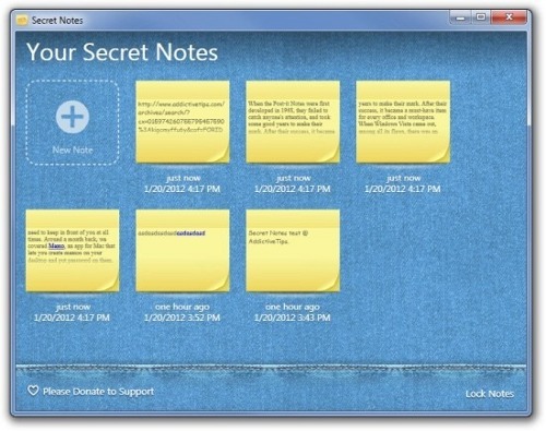 Secret-Notes