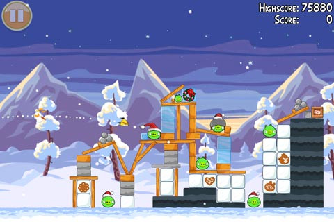 angry birds seasons natale