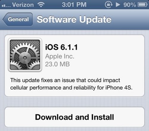 ios 6.1.1