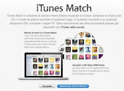 iTunes Match Italia