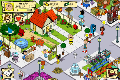 Snoopy's Street Fair: gioco