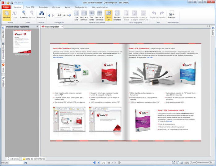 Soda 3D PDF Reader